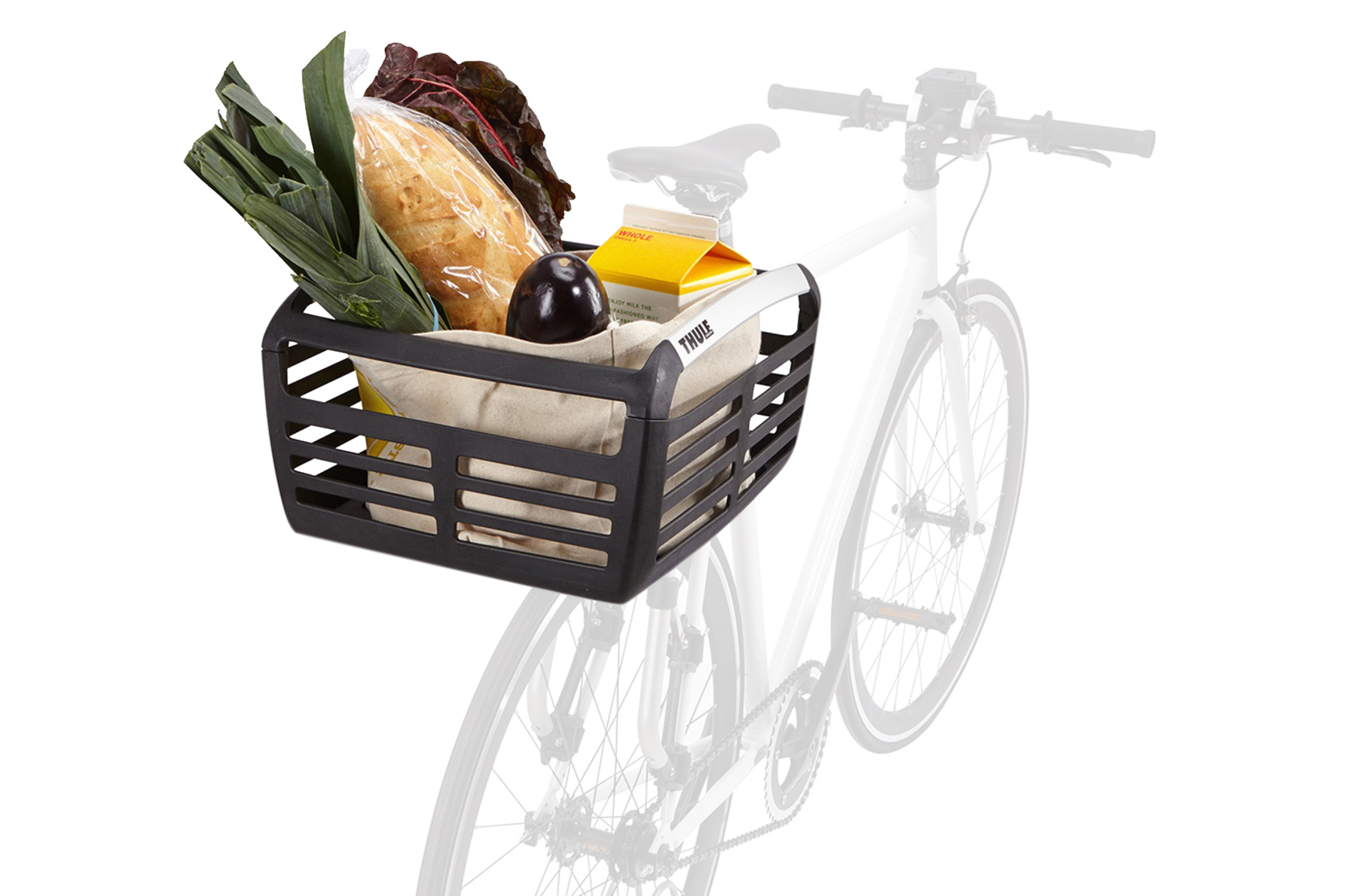 bicycle with basket